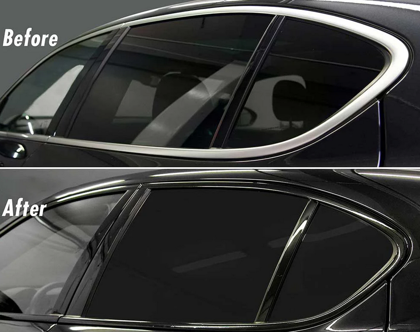 ART.7399 CORNICE FINESTRINI NERI AUDI A3 8Y 2021-2025