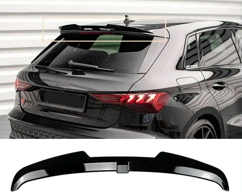πART.8387 SPOILER Audi A3 S3 RS3 8Y 2020-2024 π