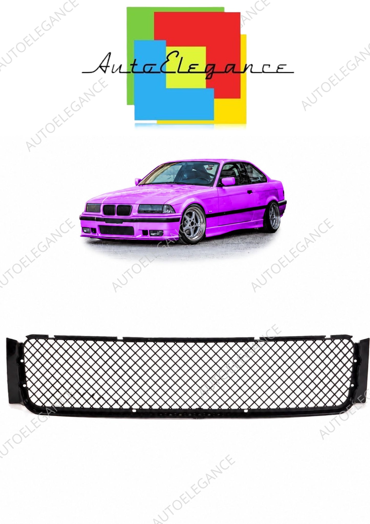 👉Griglia paraurti anteriore adatta per BMW Serie 3 E36 1990-2000👈