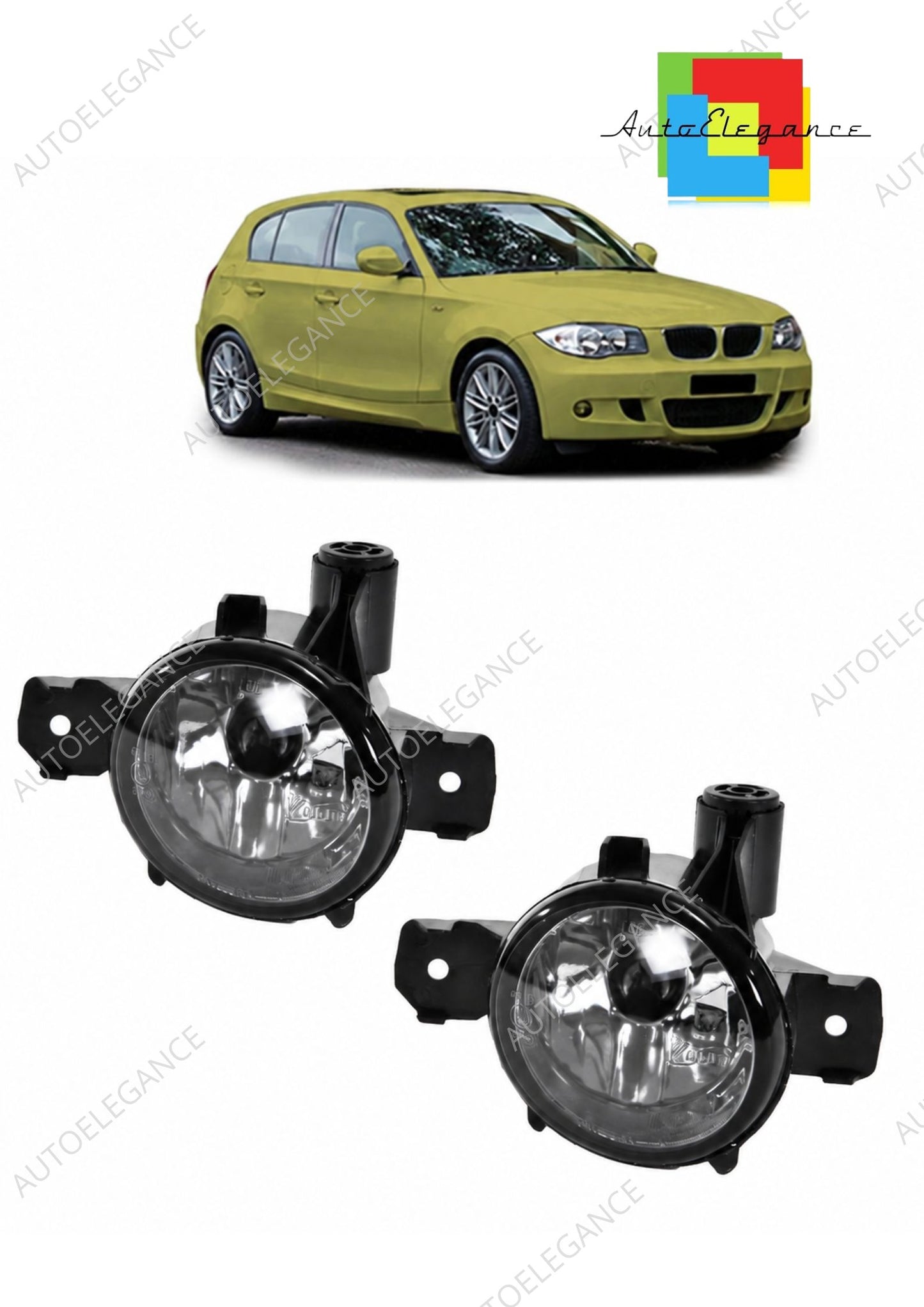👉Set di Fari Fendinebbia con Lente Fumè adatto per BMW Serie 1/X1/X3/X5 04-11👈