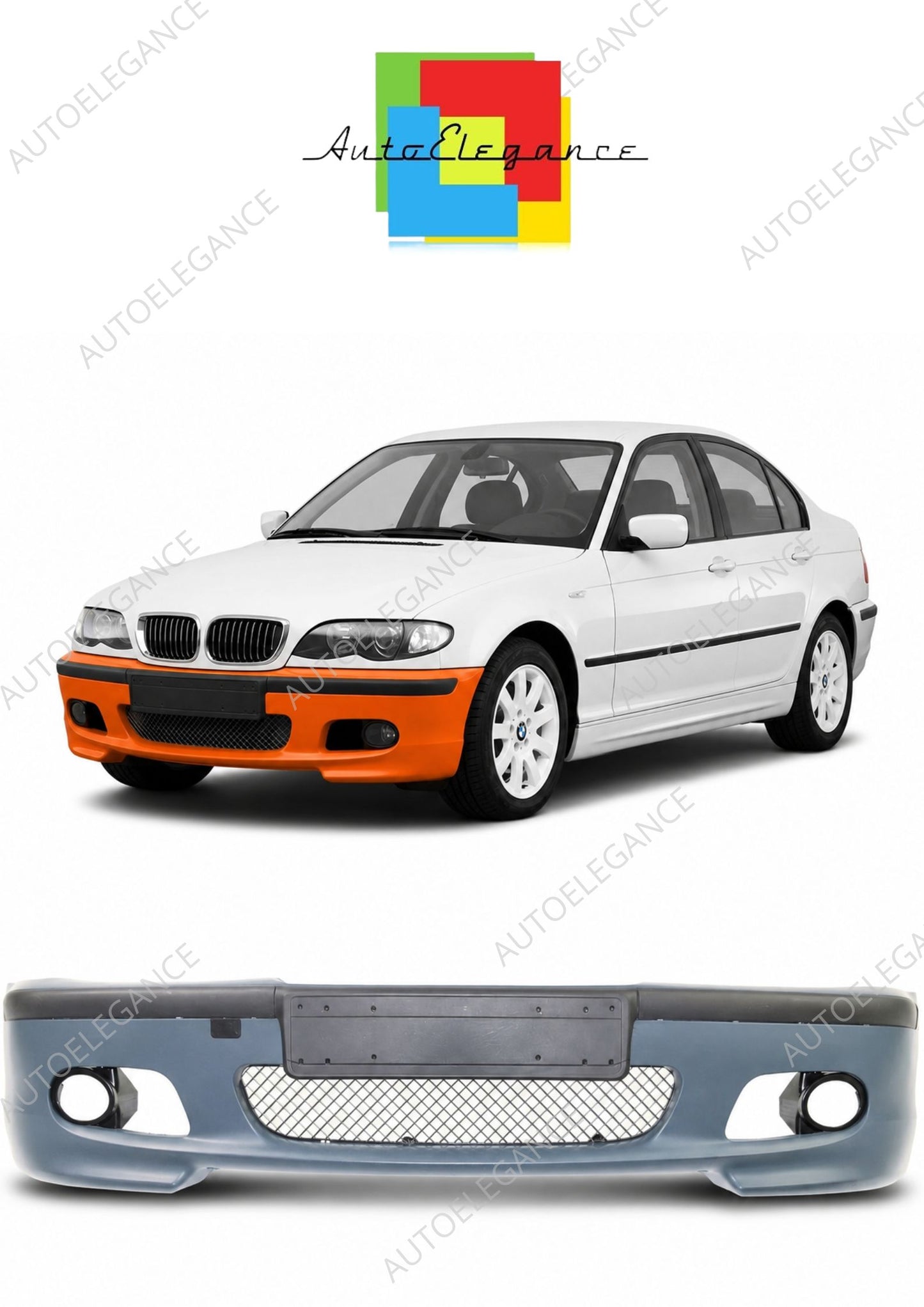 👉Paraurti anteriore M-Tech adatto per BMW Serie 3 E46 Berlina Touring 98-05👈