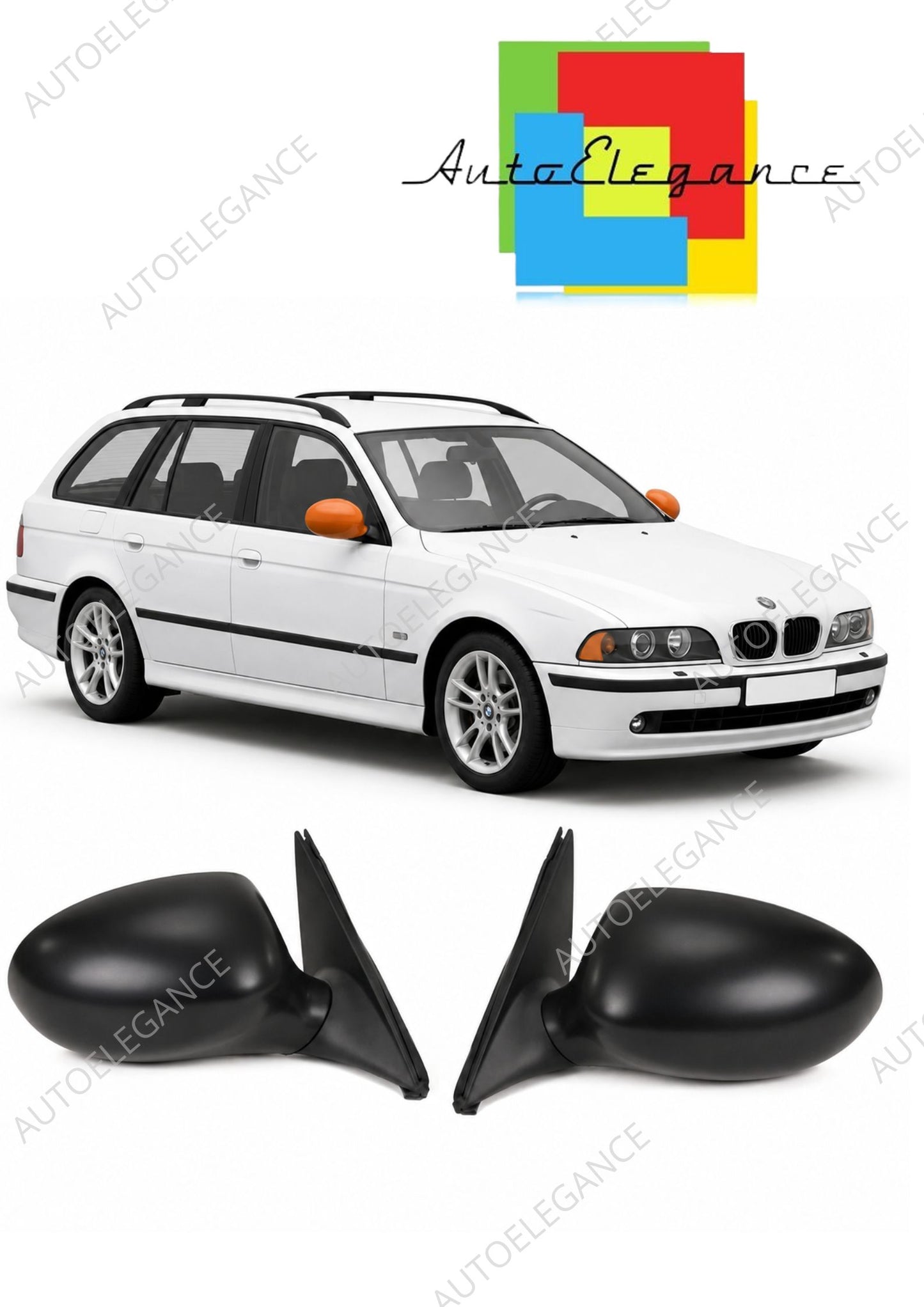 👉Specchietti Elettrici Ripiegabili adatti per BMW E39 Touring 1996-2003👈