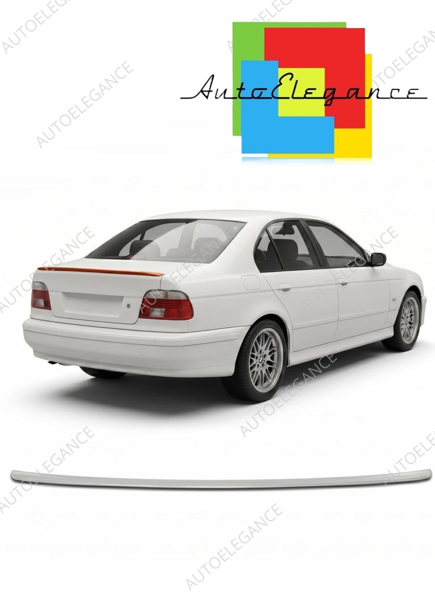 👉Spoiler baule posteriore verniciabile adatto per BMW Serie 5 E39 95-03👈