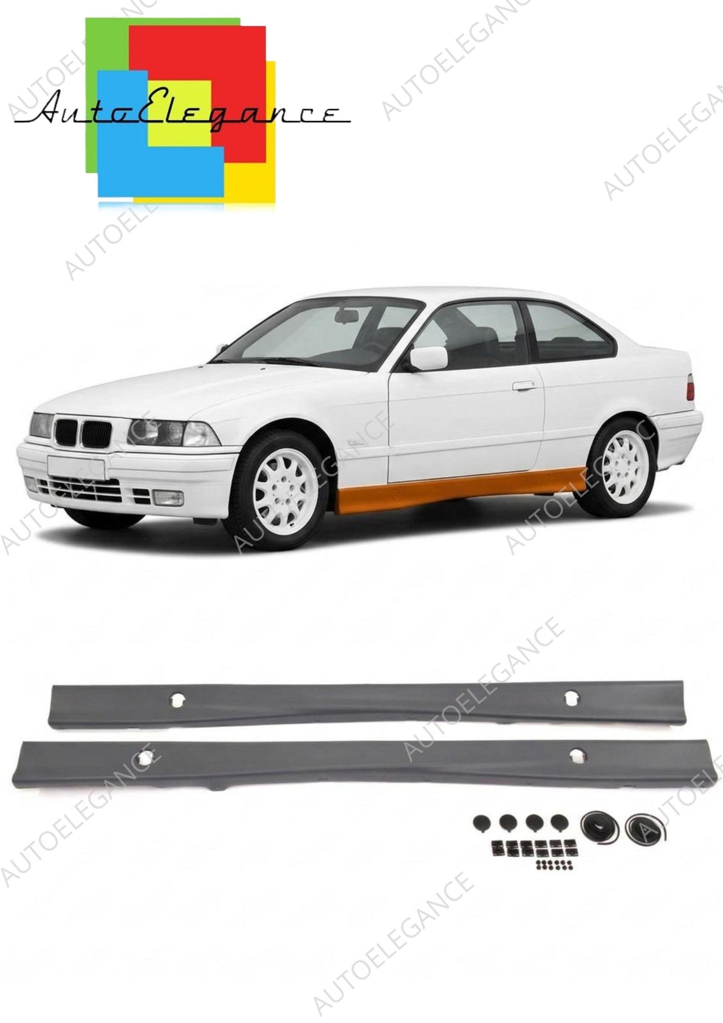👉Set di minigonne laterali adatto per BMW Serie 3 E36 1991-1999👈