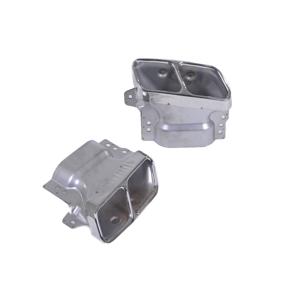 Terminali di scarico 45 AMG Look per Mercedes Classe A (W176) CLA (W117) GLA