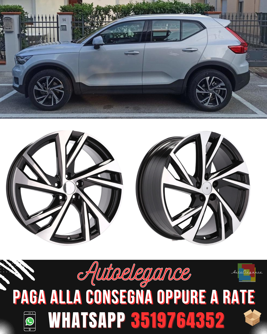 ALLOY WHEEL 19" Suitable for RENAULT SMART VOLVO