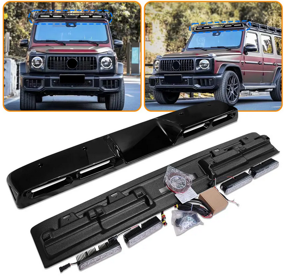 ๐ART.7910 SPOILER ANTERIORI MERCEDES W464 G-Class G500 G63 AMG 2019-2023๐