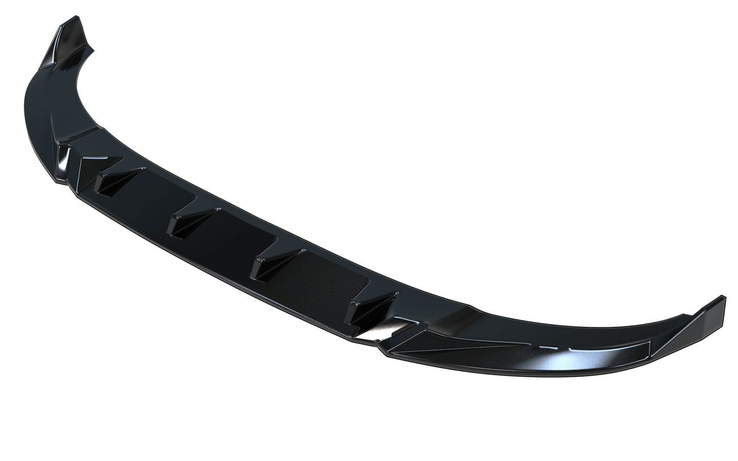 π Splitter Adatto per Audi RSQ8 Mk1 2019-2023 Nero Lucido ABS π