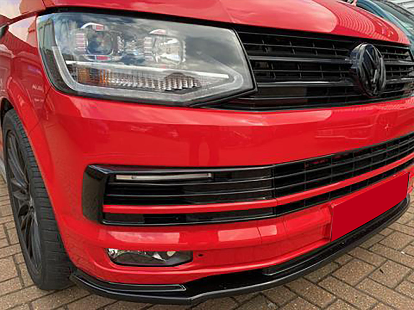 Front Splitter VOLKSWAGEN Transporter T6 2015-2019 Version 2 With TÜV ABE