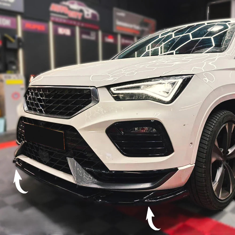 💕ART.1341 SPLITTER CUPRA ATECA MK1 2018-2024 NERO LUCIDO💕