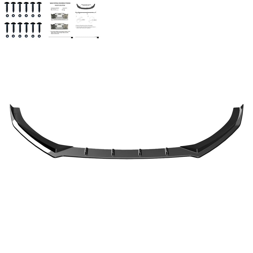 π₯ FRONT SPLITTER ADATTO PER AUDI A3 8V FACELIFT SEDAN 2016β2020π₯