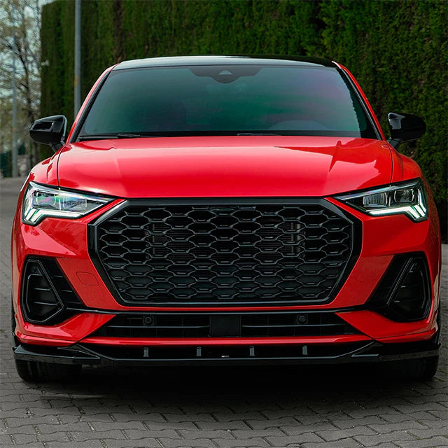 💫ART.10050 Splitter Anteriore per AUDİ Q3 S-Line Sportback/SUV F3 2019-2025💫