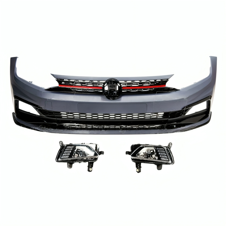 ⭐Paraurti anteriore GTI Look & Fendinebbia per VW Polo VI (AW) (2017-2021)⭐