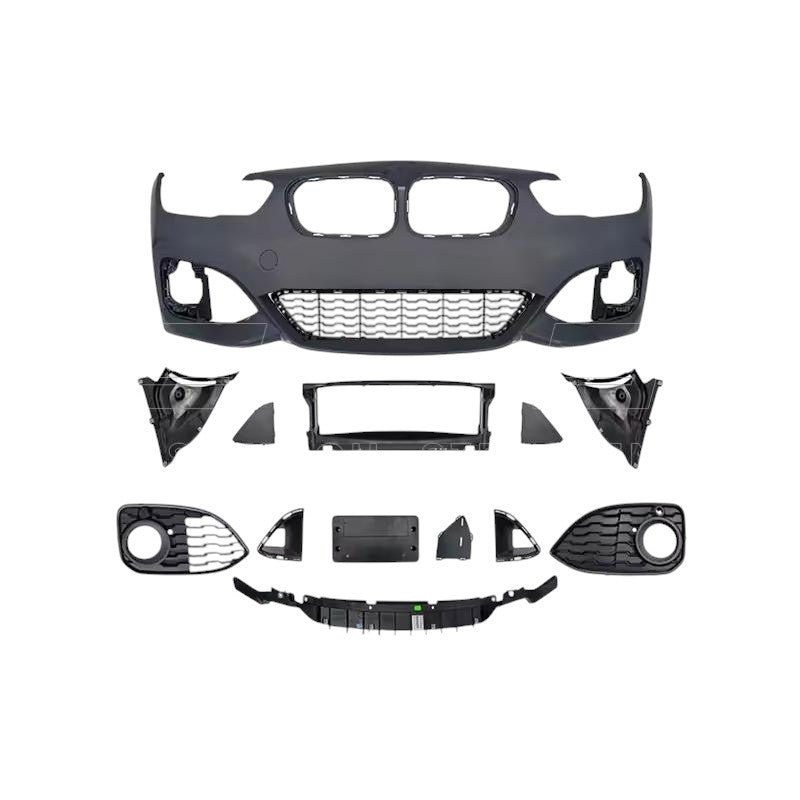 ⭐Paraurti anteriore M-Sport Look con SRA per Bmw 1 (F20, F21) LCI Hatchback (20⭐