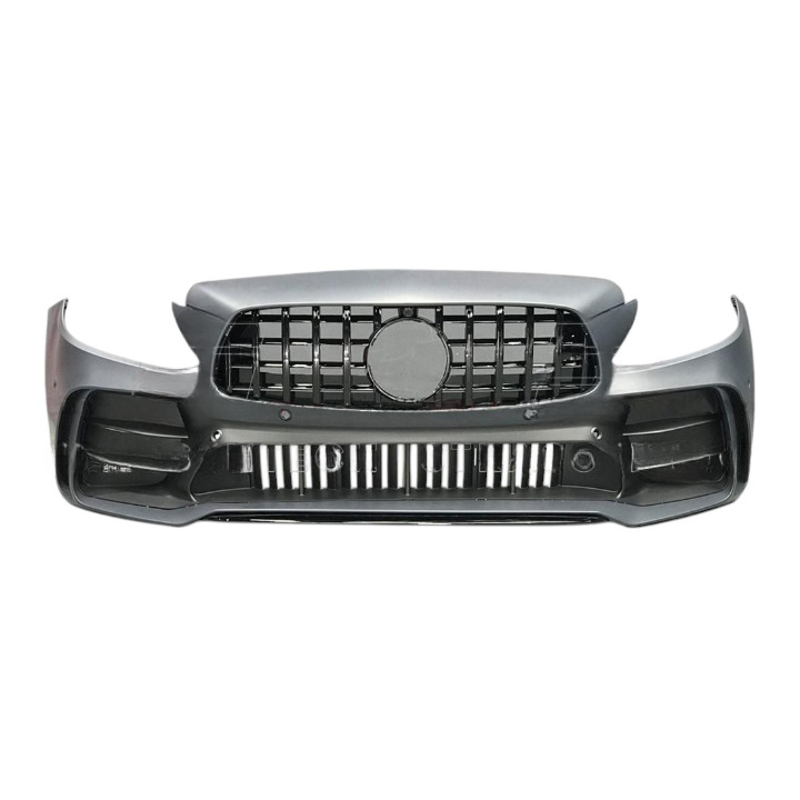 🔥Paraurti anteriore con griglia nera adatto per Mercedes Classe C (W205) 🔥