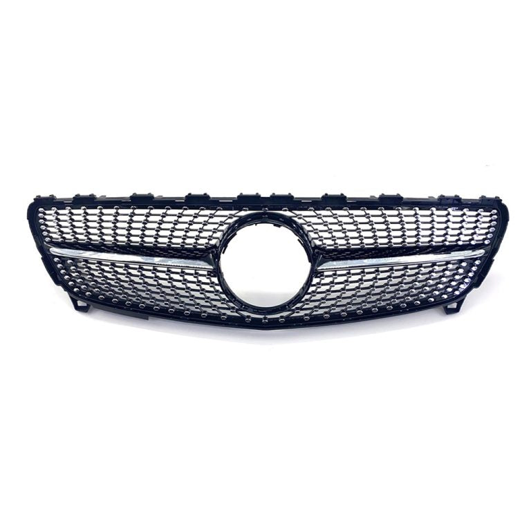 🔥ART.9401 GRIGLIA ANTERIORE A DIAMANTE PER MERCEDES A (W176) (2016-2018) NERO🔥