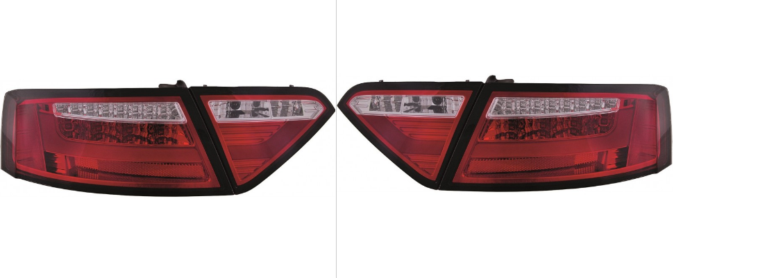 ART.3341 Fari Posteriori Audi A5 2-4P 07-09 Led Red/Smoked Cardna