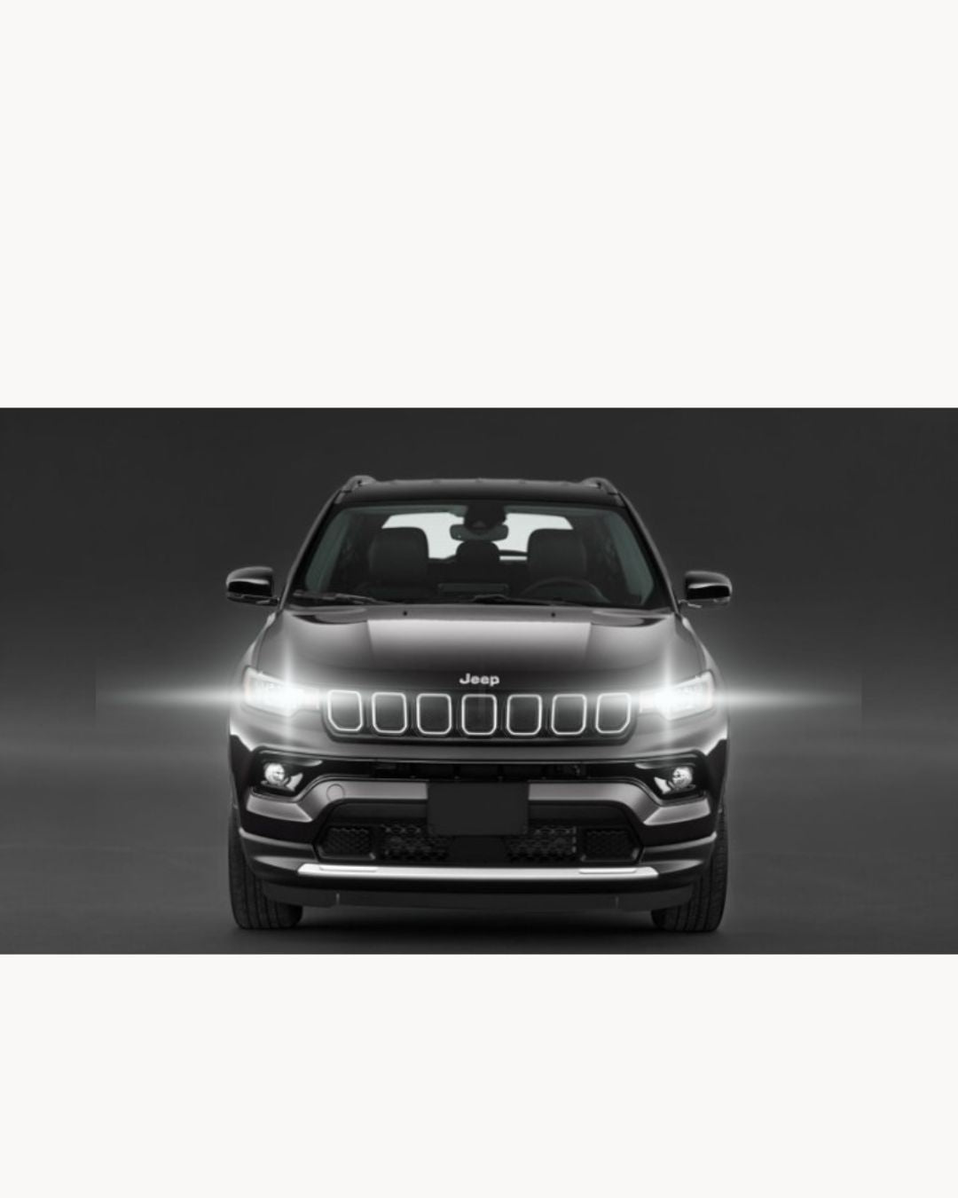 FULL LED HEADLIGHT CONVERSION JEEP COMPASS MP HB3 CANBUS ICE WHITE MONOLED