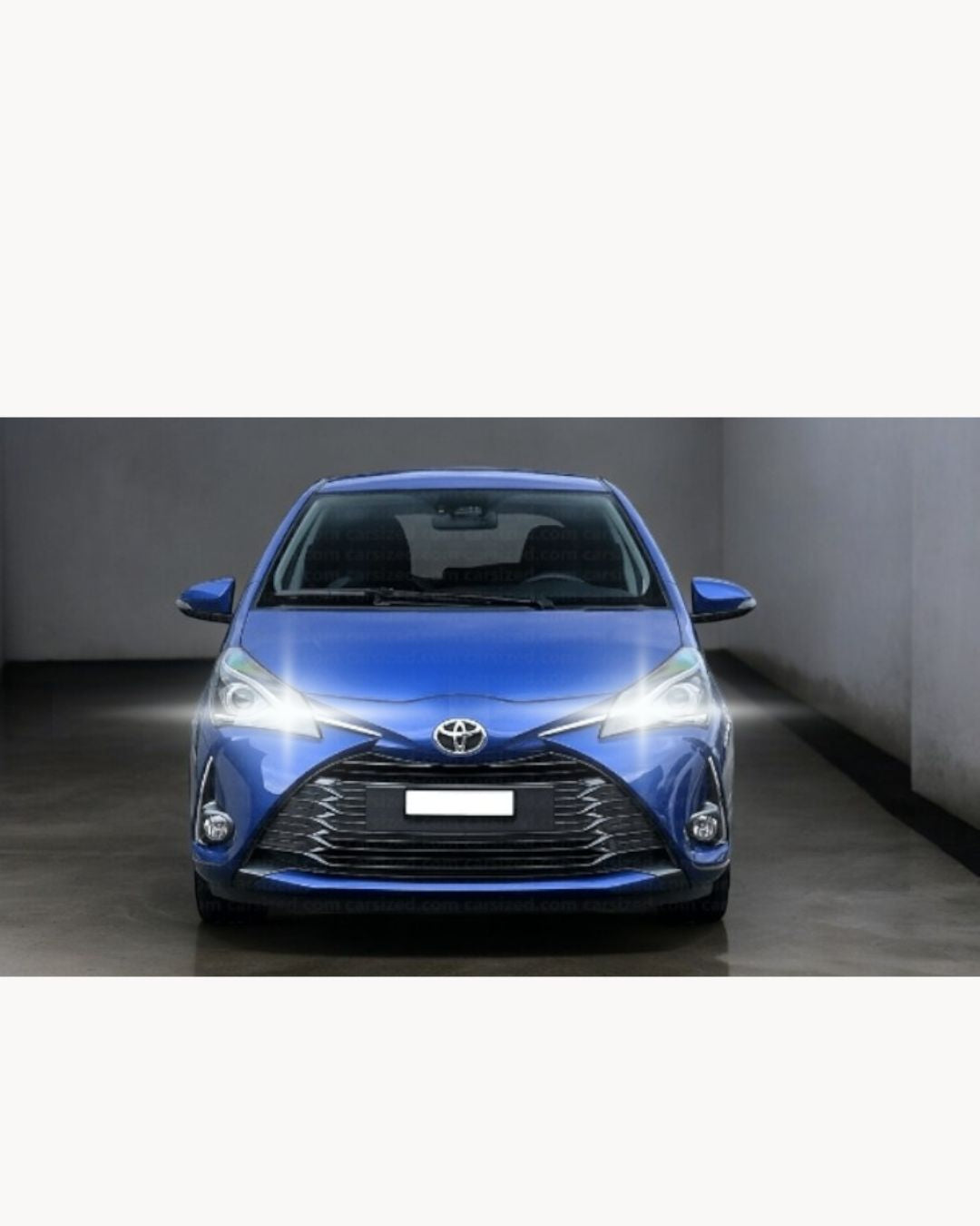 CONVERSIONE FARI FULL LED TOYOTA YARIS MK3 9600 LUMEN 6000K BIANCO CANBUS