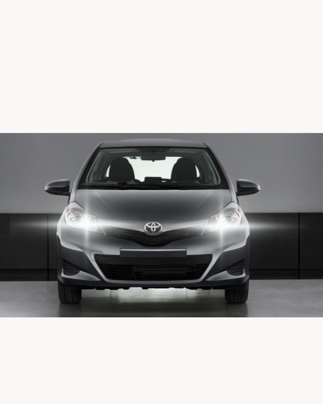 CONVERSIONE FARI FULL LED TOYOTA YARIS MK3 9600 LUMEN 6000K BIANCO CANBUS