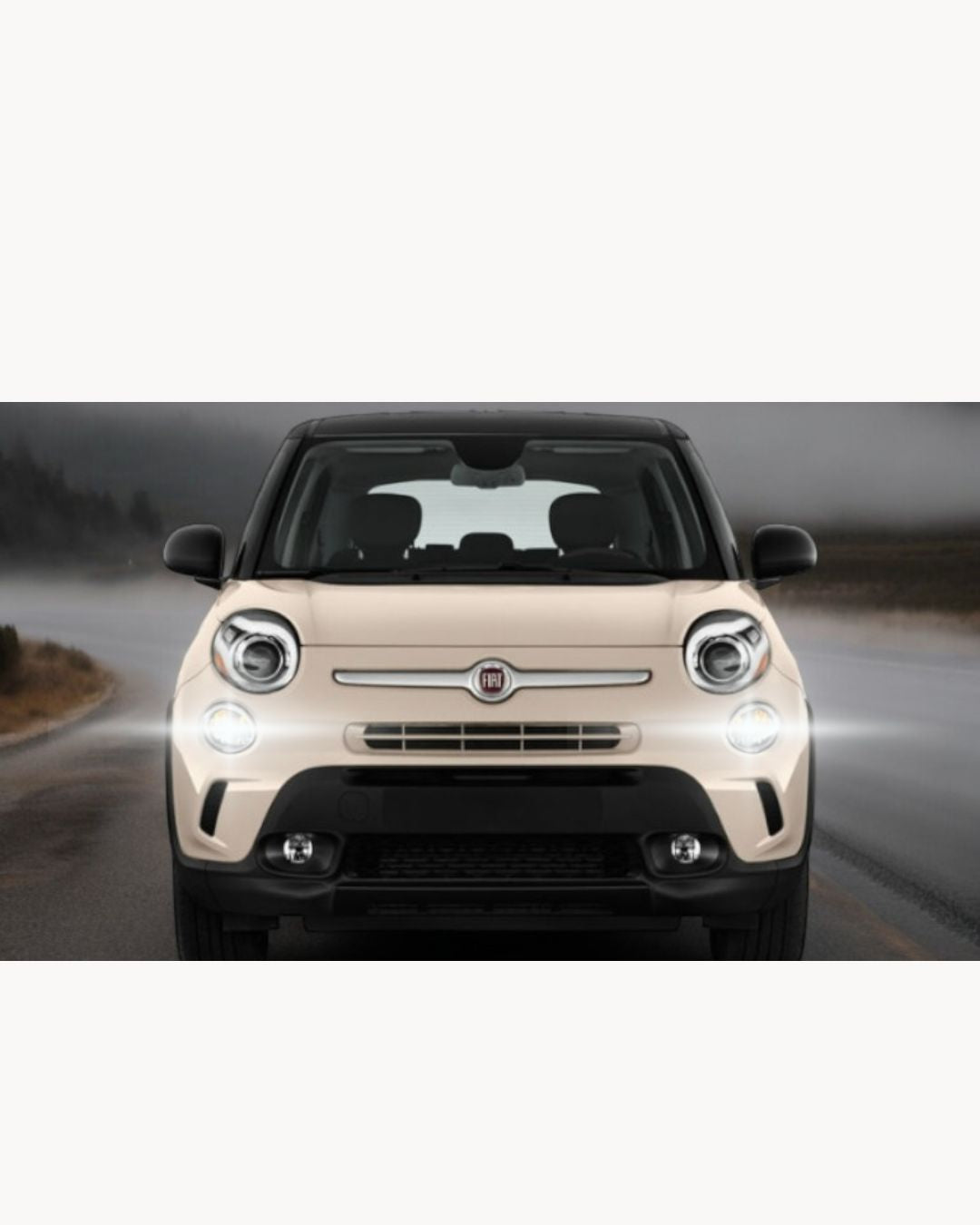 FULL LED HEADLIGHT CONVERSION FIAT 500L 500 L 6000K ICE WHITE CANBUS