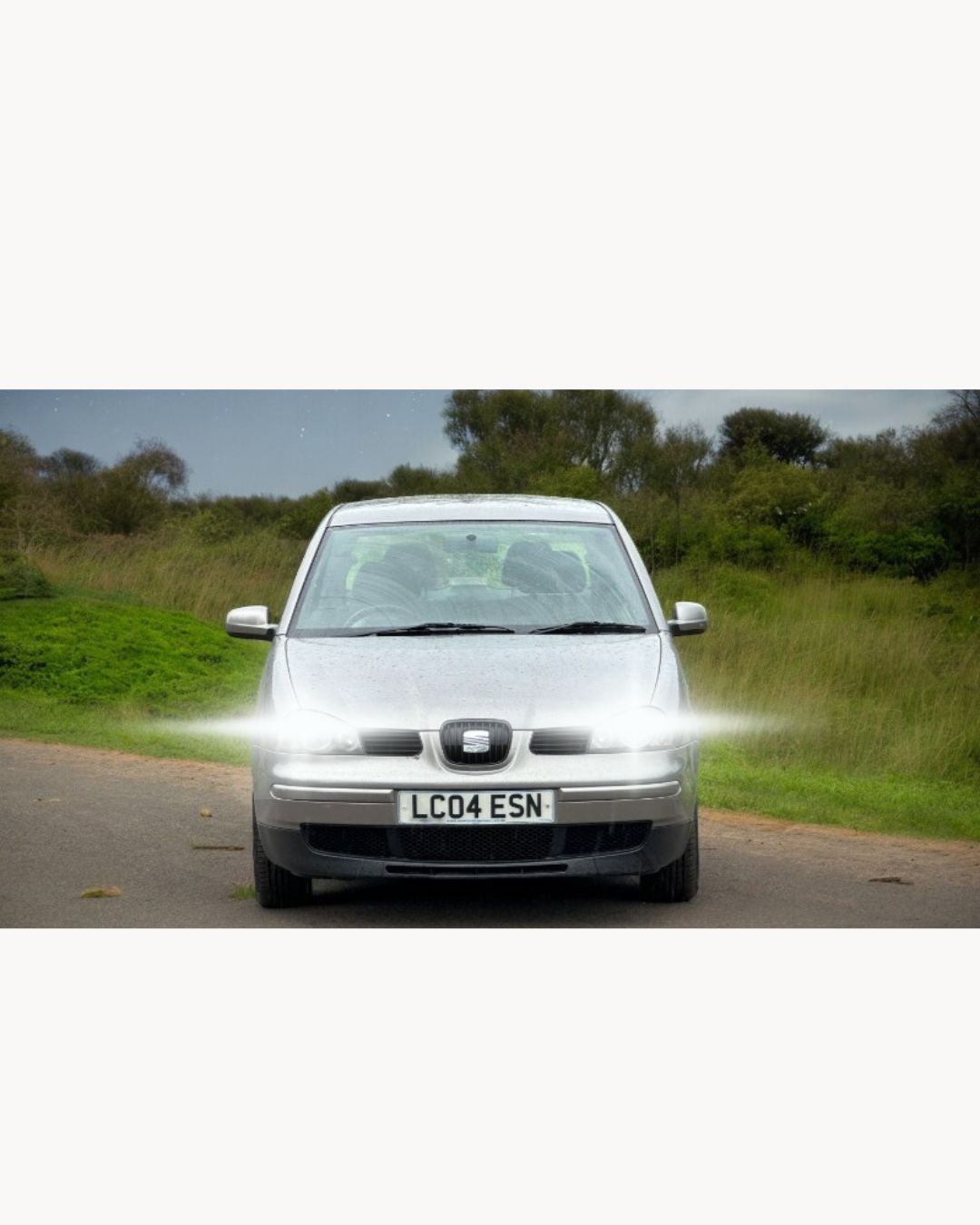 H7 LED KIT FOR SEAT AROSA 6000K WHITE 6000 LUMEN CANBUS LOW BEAM