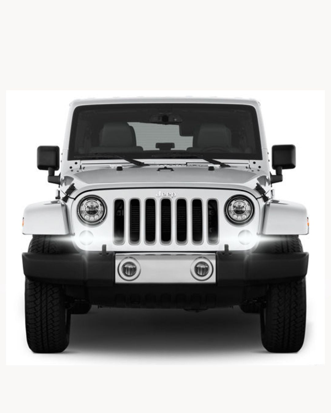 PAIR OF DAYTIME LIGHTS DRL LED PSX24W CANBUS❤️❤JEEP WRANGLER IV 6000K 100% NO ERROR