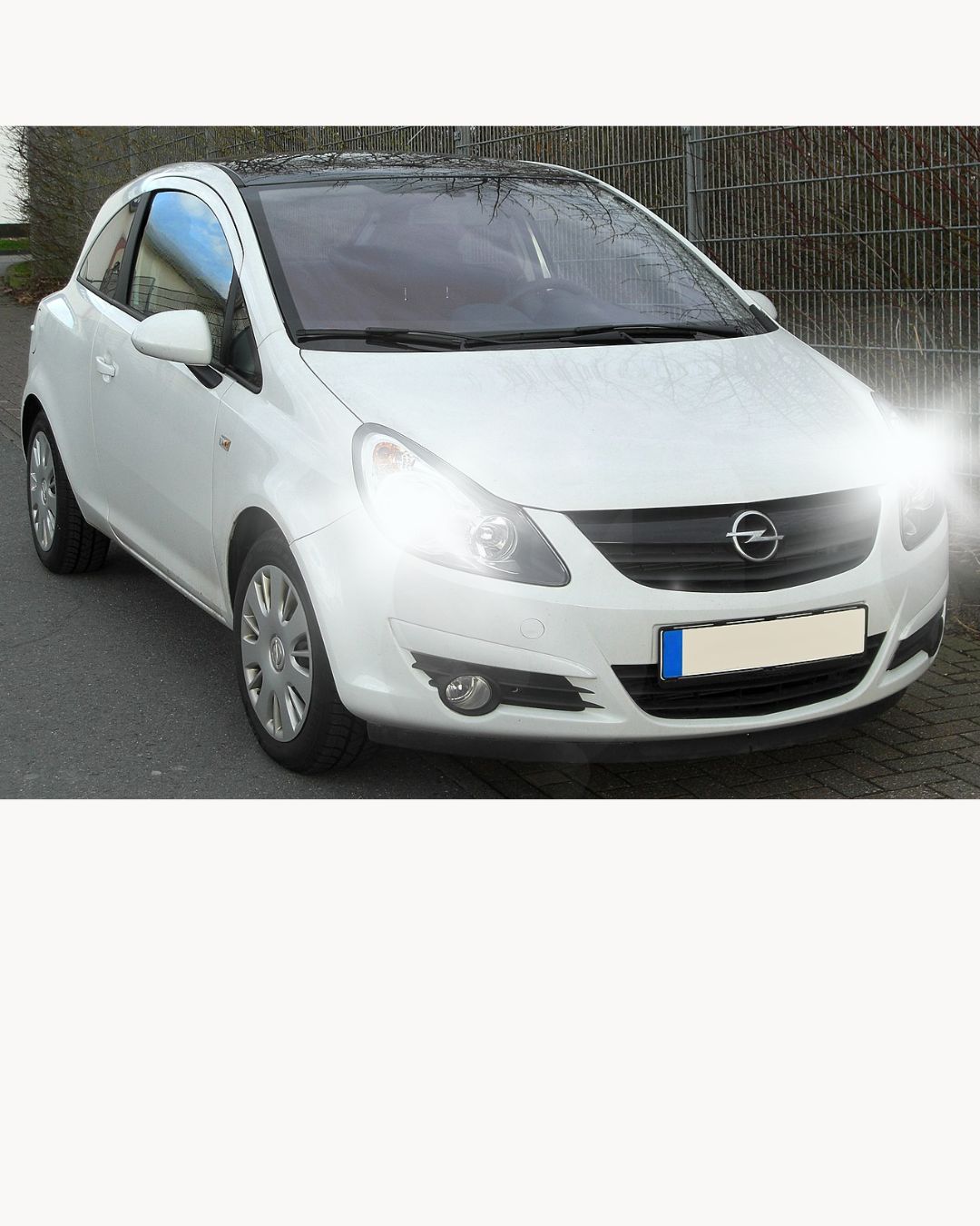 OPEL CORSA D LED LOW BEAM LAMP KIT H7 6000K NO ERROR LED LAMPS