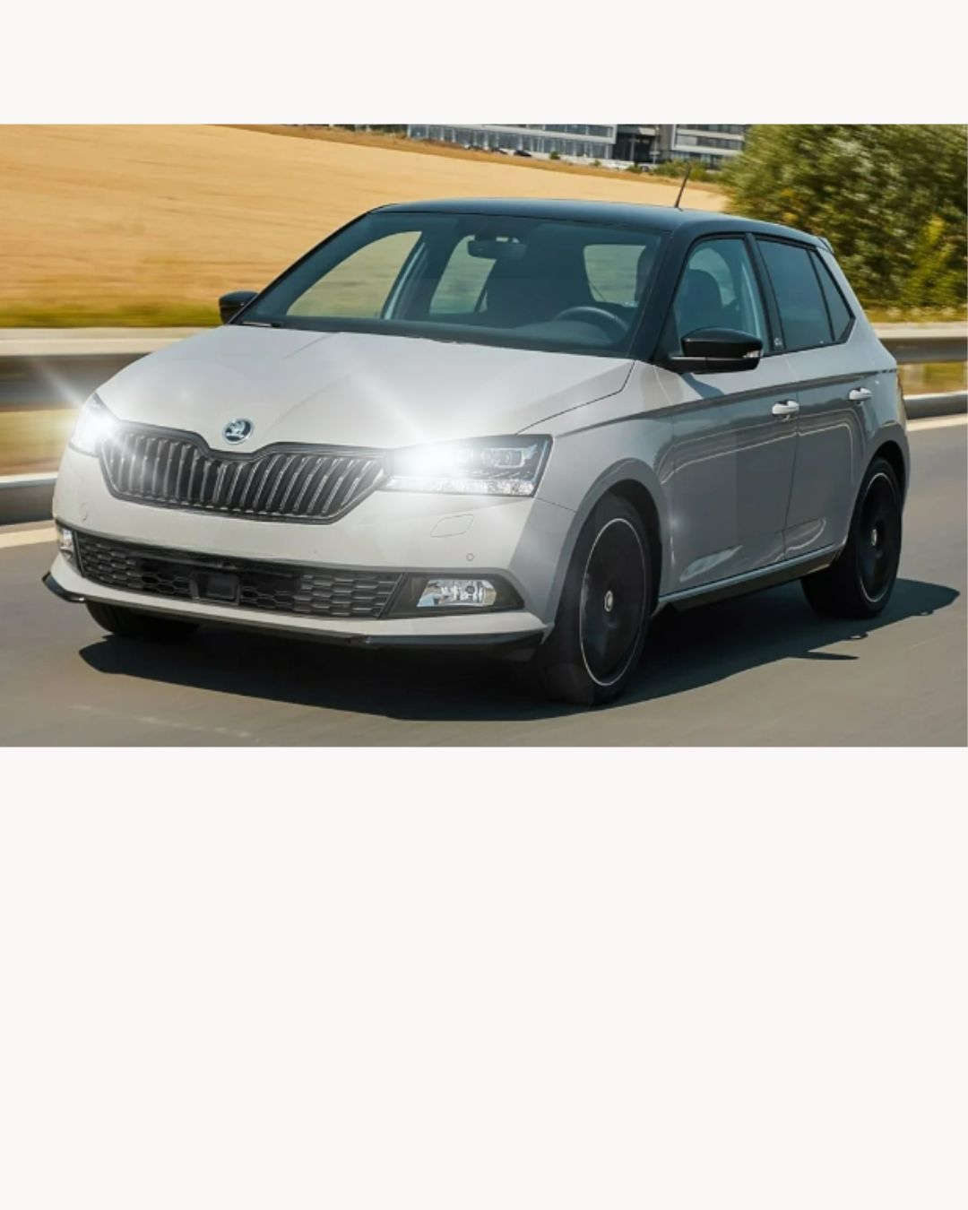 H7 LED HIGH BEAM LAMP KIT SKODA FABIA MK3 6000K WHITE NO ERROR 6400 LUMEN