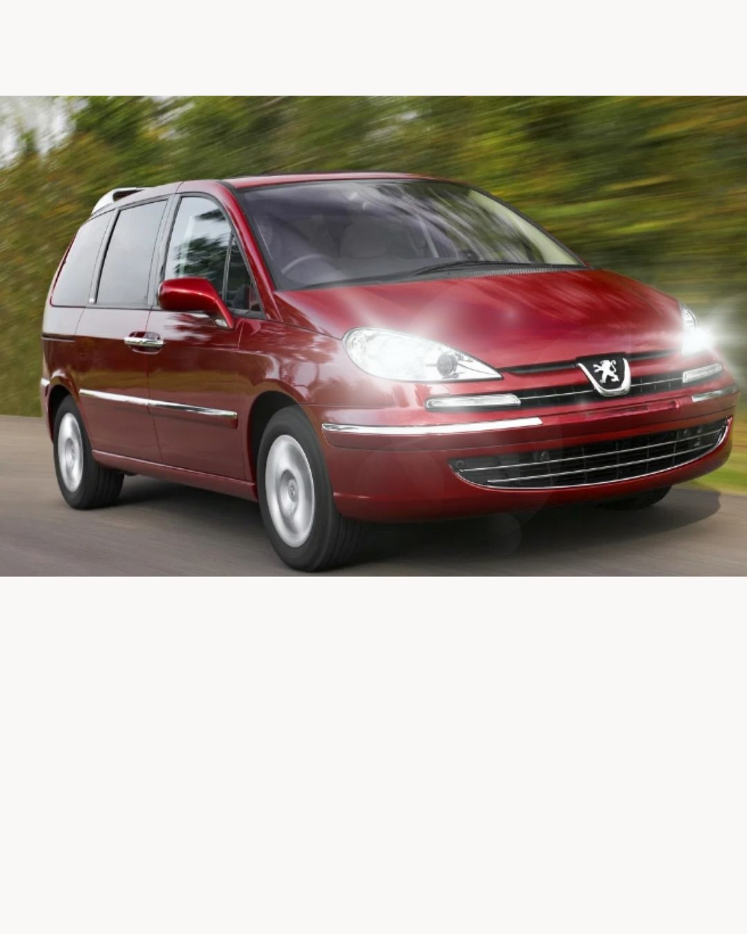 LED HIGH BEAM KIT PEUGEOT 807 LED H7 6000K 6400 LUMEN WHITE NO ERROR