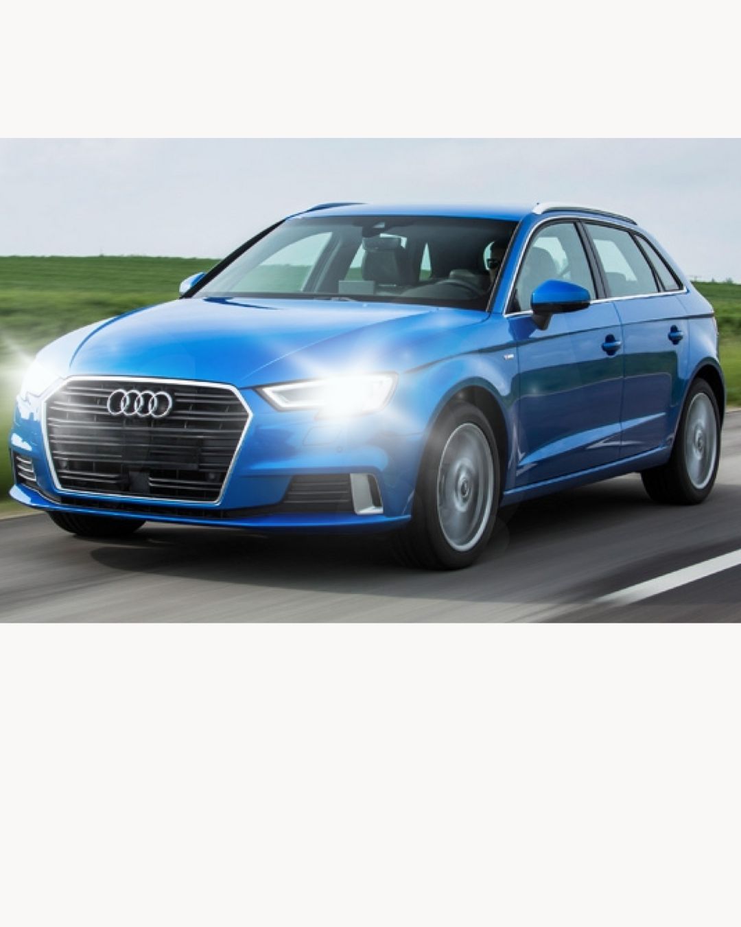 KIT LAMPADE ANABBAGLIANTI LED AUDI A3 8V LED H7 6000K 6400 LUMEN NO ERROR