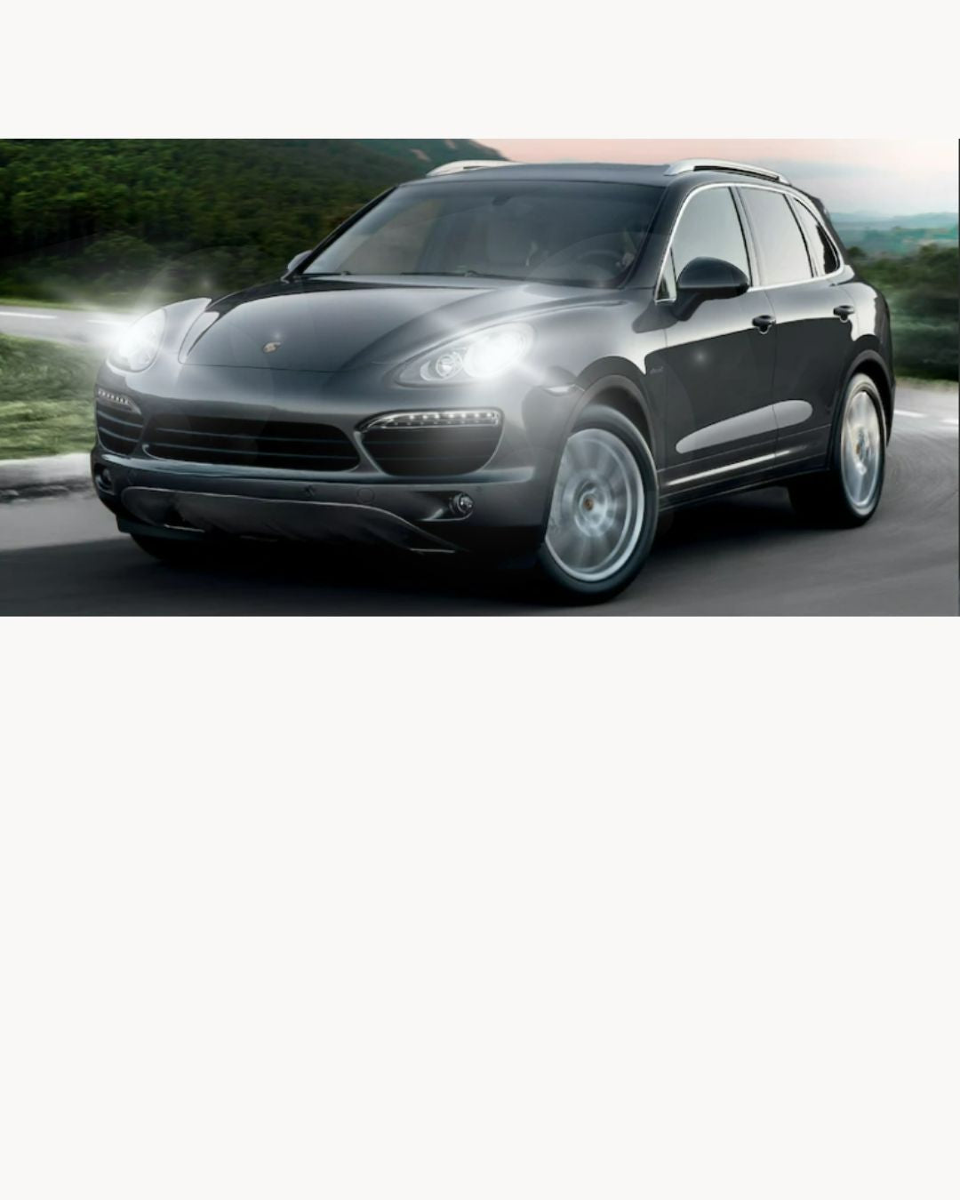 PORSCHE CAYENNE 9PA H7 LED KIT 8000 LUMEN 6500K LOW BEAM CANBUS WHITE