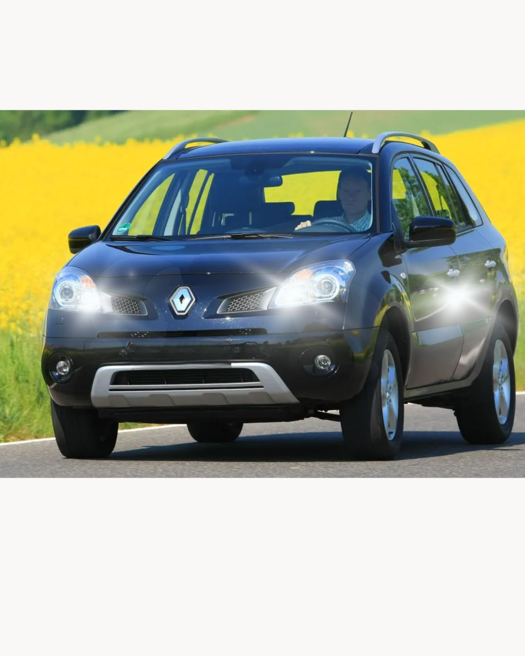 KIT LED H7 PER RENAULT KOLEOS MK1 6000K BIANCO 6000 LUMEN CANBUS ABBAGLIANTI