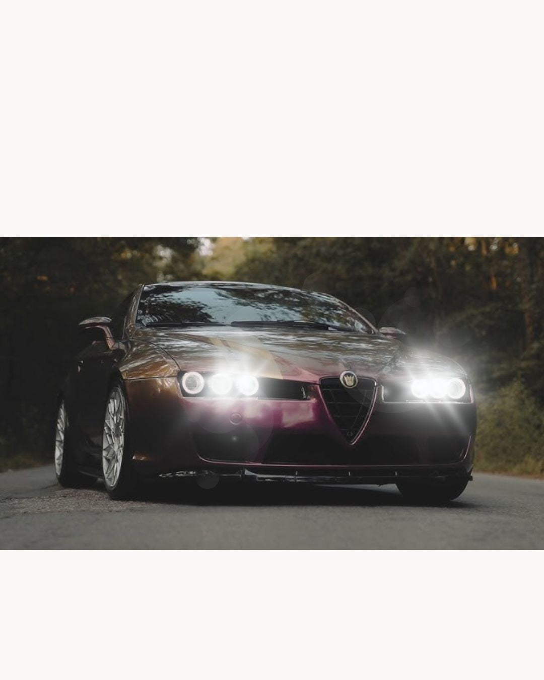 KIT LED H7 ALFA 159 BRERA SPIDER CON FARI ALOGENI 6000K 6000 LUMEN ABBAGLIANTI