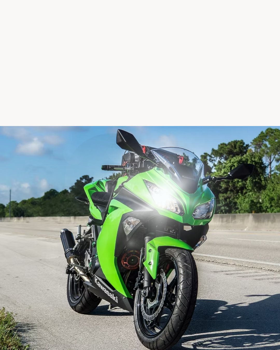 LAMPADA LED H7 CANBUS PER ANABBAGLIANTE PER KAWASAKI NINJA 300 6000K BIANCO