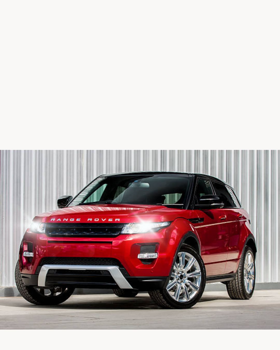 CONVERSIONE FARI FULL LED RANGE ROVER EVOQUE HB3 CANBUS BIANCO GHIACCIO MONOLED