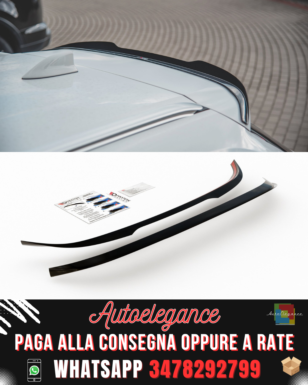 SPOILER suitable for TOYOTA COROLLA XII TOURING SPORTS