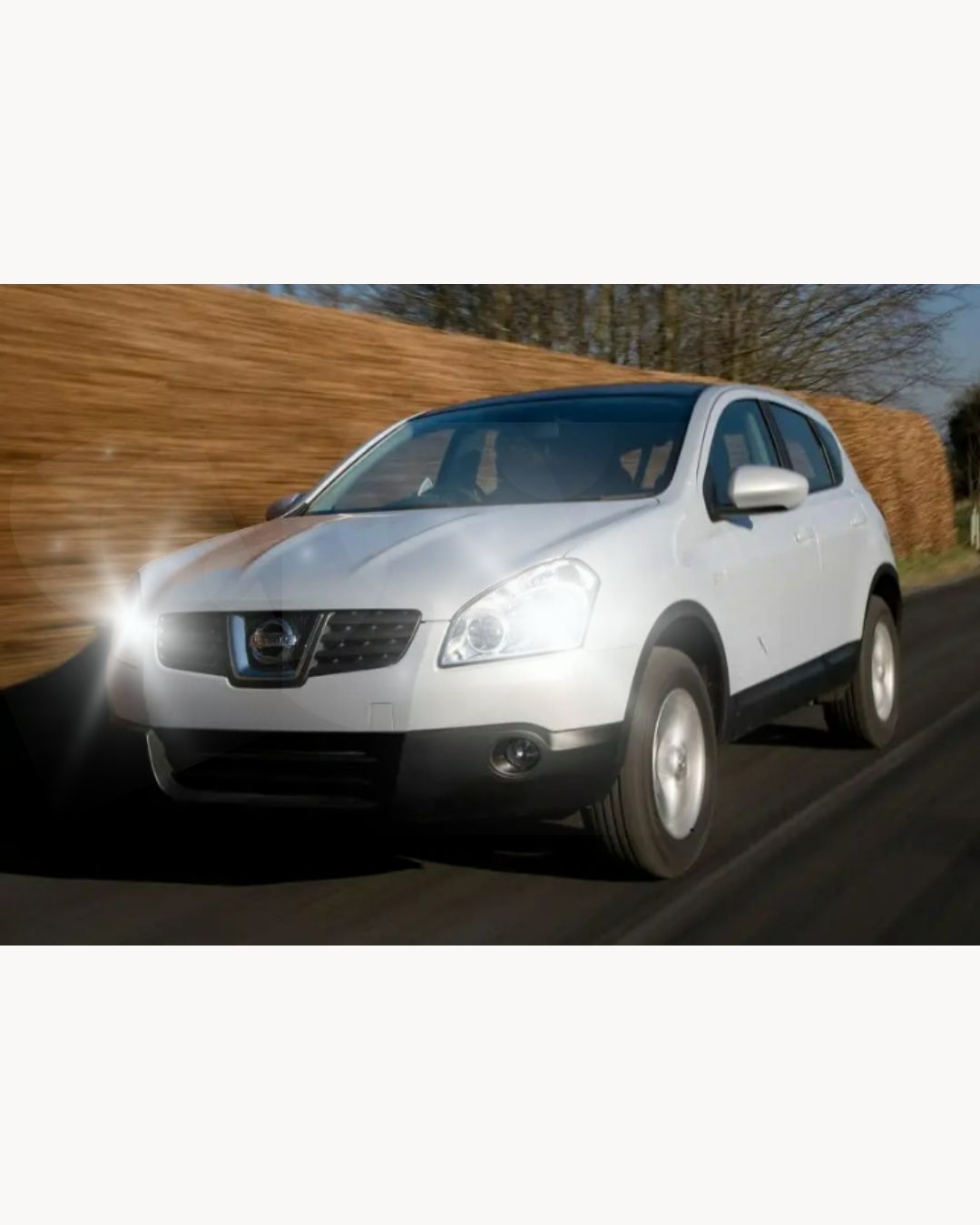 FULL LED H7 KIT FOR NISSAN QASHQAI J10 RESTYLING 6000K 9600 LUMEN + LAMPHOLDER
