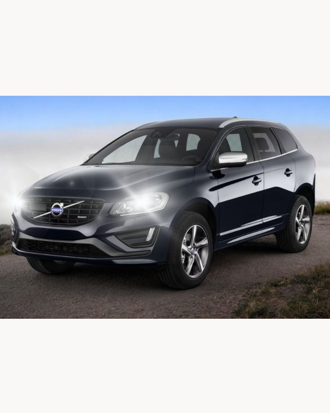 KIT LED H7 6000K CANBUS XENON 9600 LM LUMENS VOLVO XC60 NO ERROR LOW BEAM