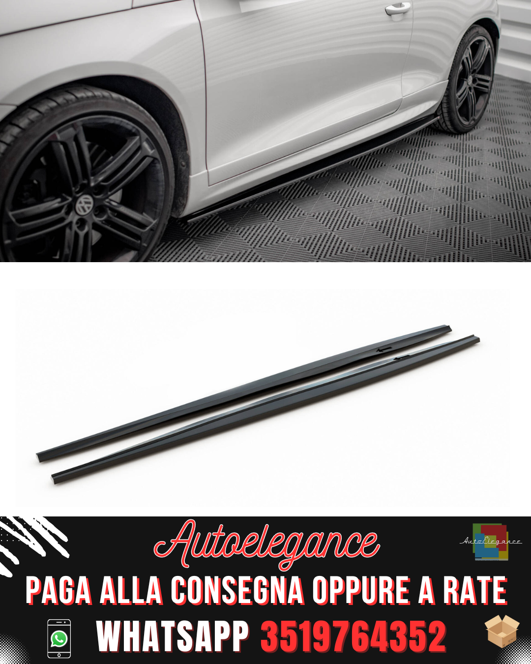 MINIGONNE LATERALI ADATTE PER VW SCIROCCO R