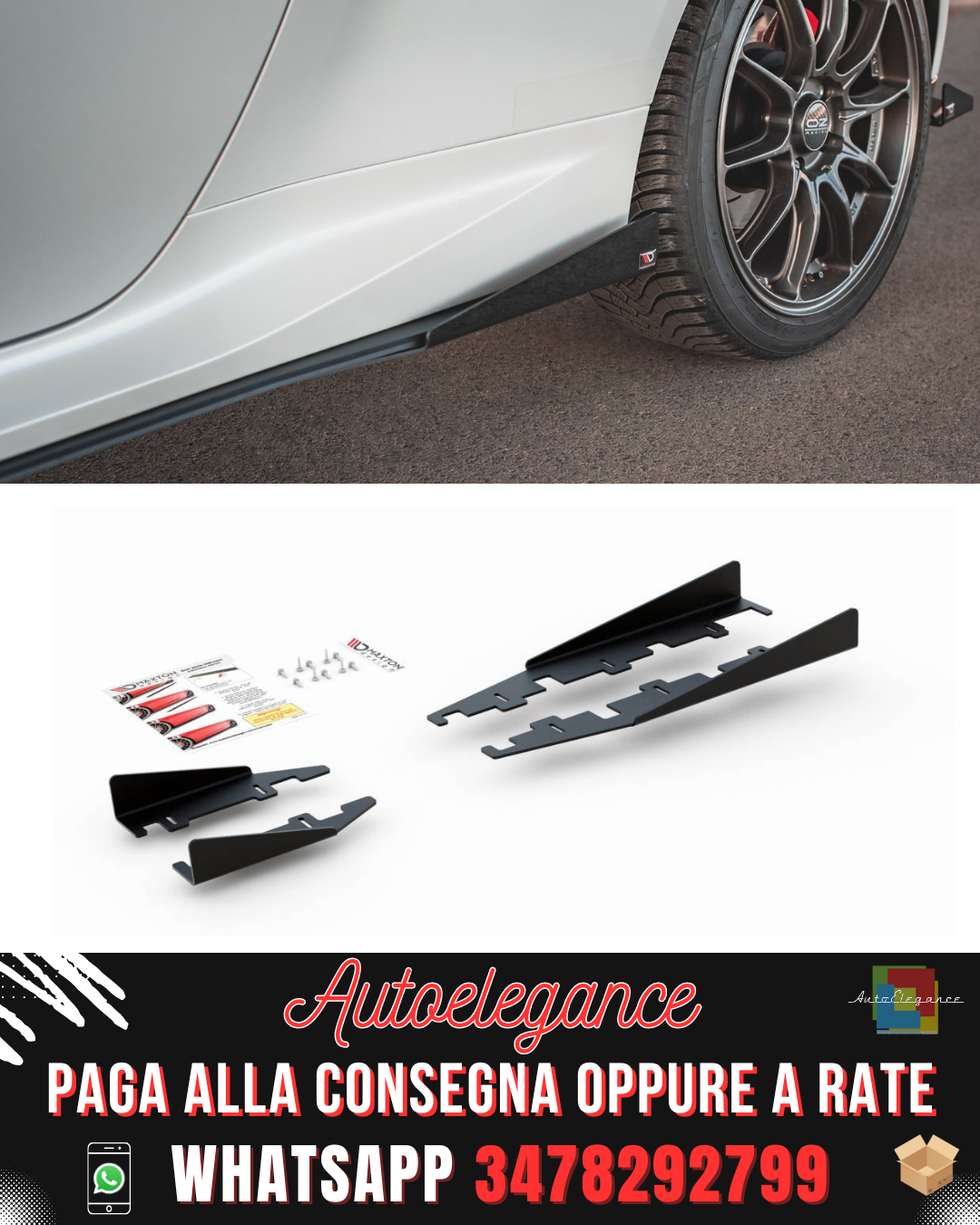 FLAP LATERALI adatti per TOYOTA GR YARIS MK4