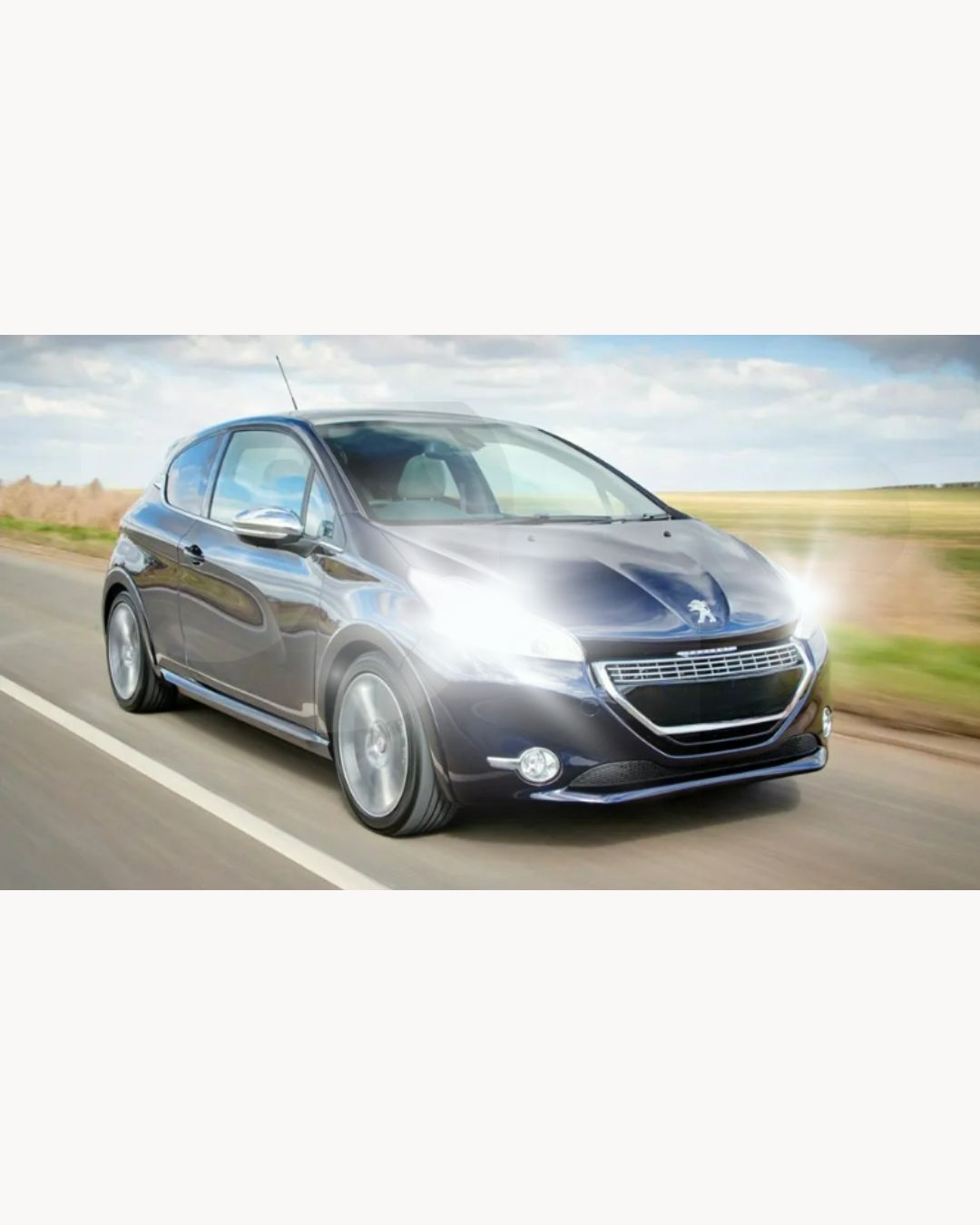 KIT LED H7 PER PEUGEOT 208 6000K BIANCO 6000 LUMEN CANBUS ABBAGLIANTI