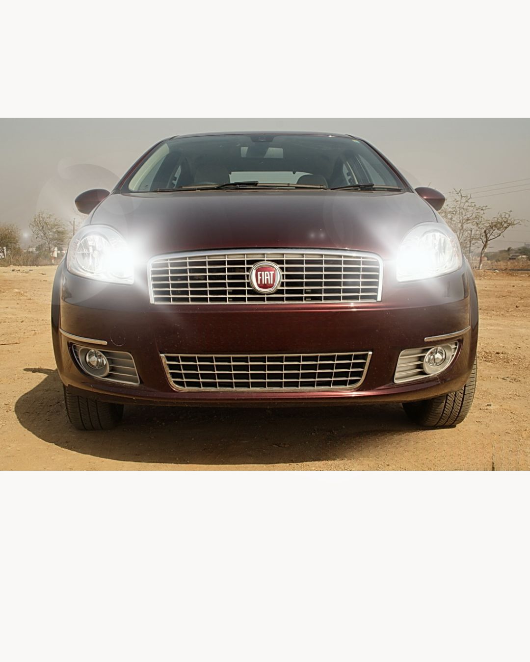 FULL LED KIT FIAT LINEA LED LAMPS H1 6000K ICE WHITE HIGH BEAM