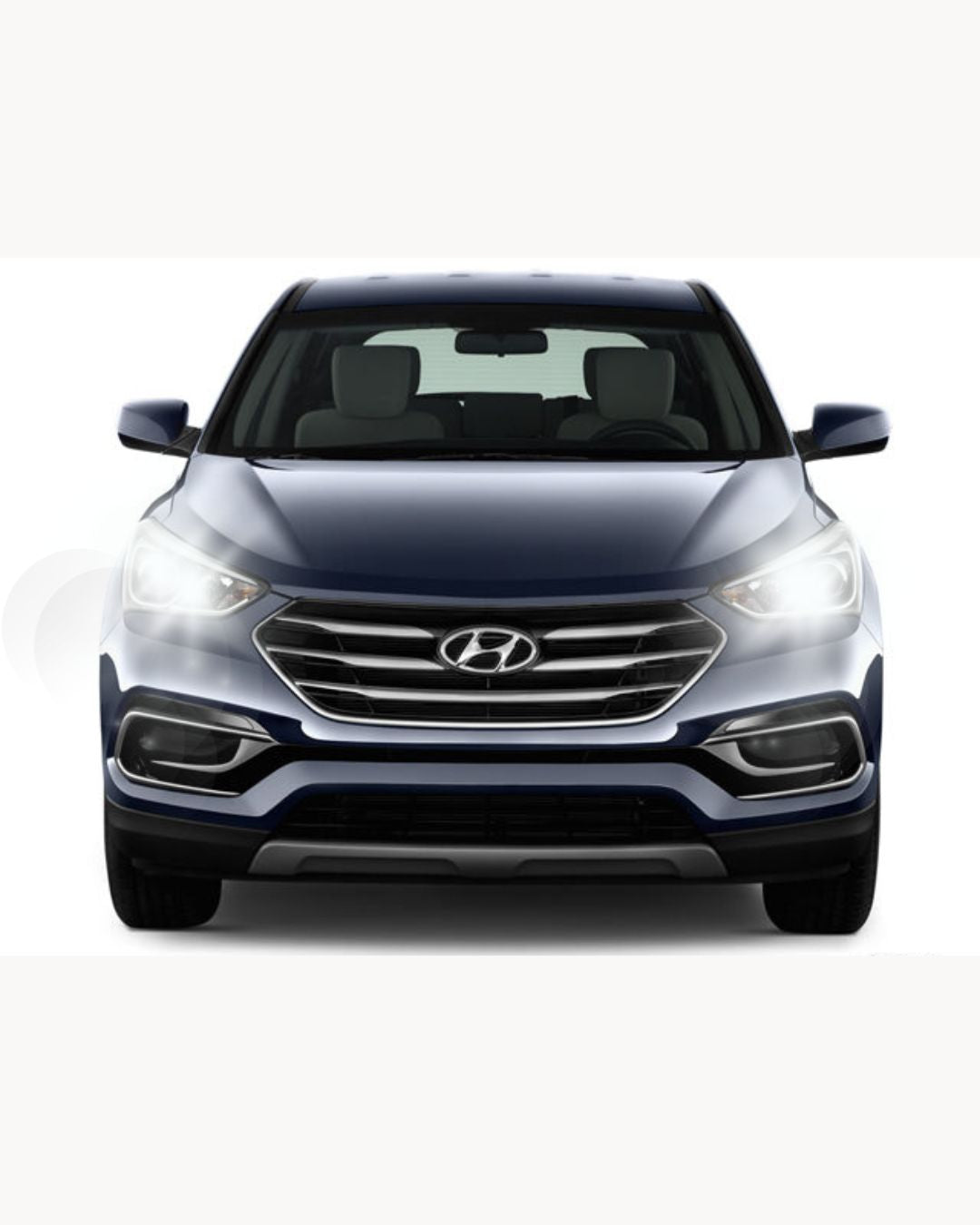 FULL LED KIT HYUNDAI SANTA FE' MK3 LED H7 6500K HIGH BEAM CANBUS ULTRA-BRIGHT