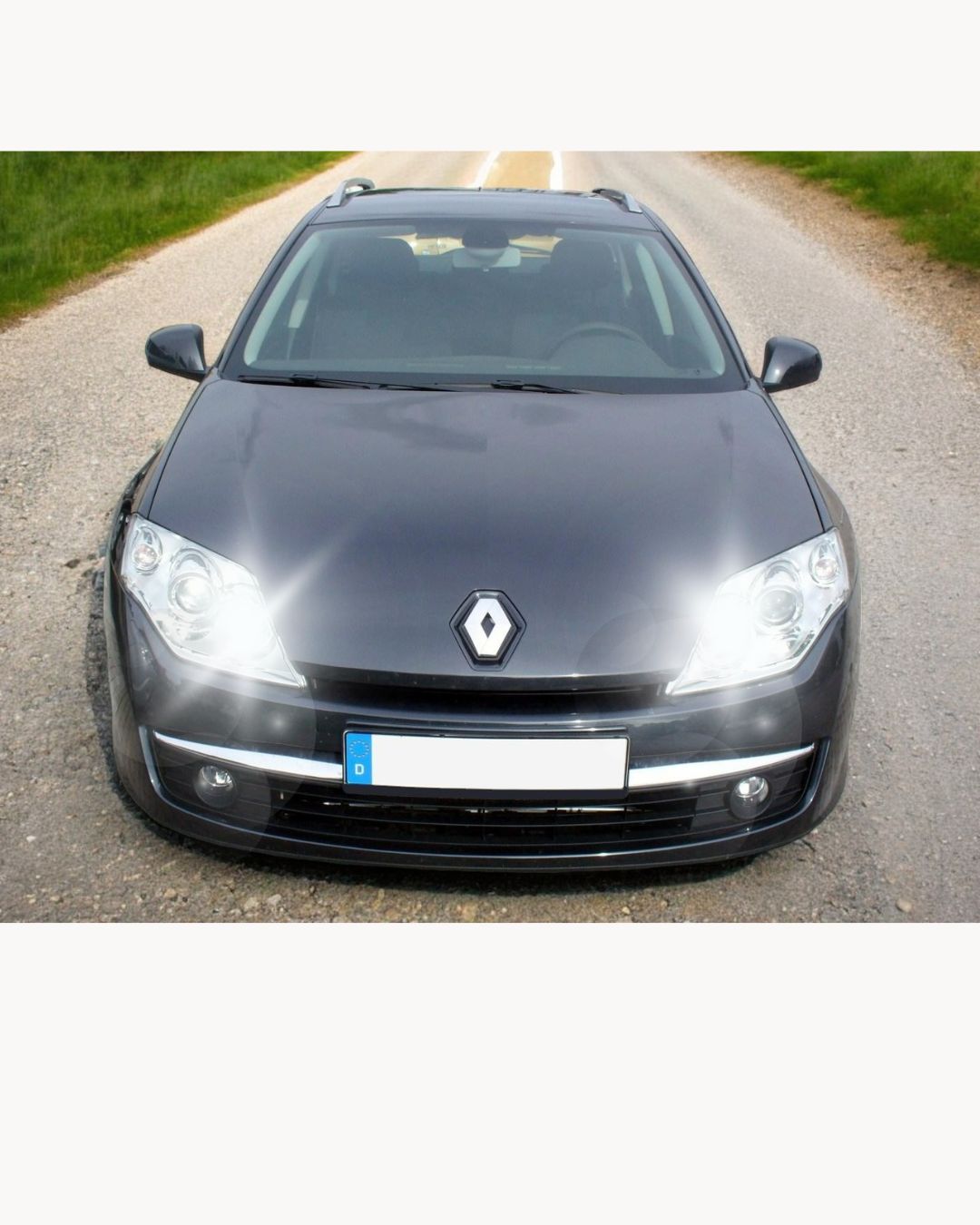KIT FULL LED RENAULT LAGUNA III H7 6500K ABBAGLIANTE CANBUS 8000 LUMEN