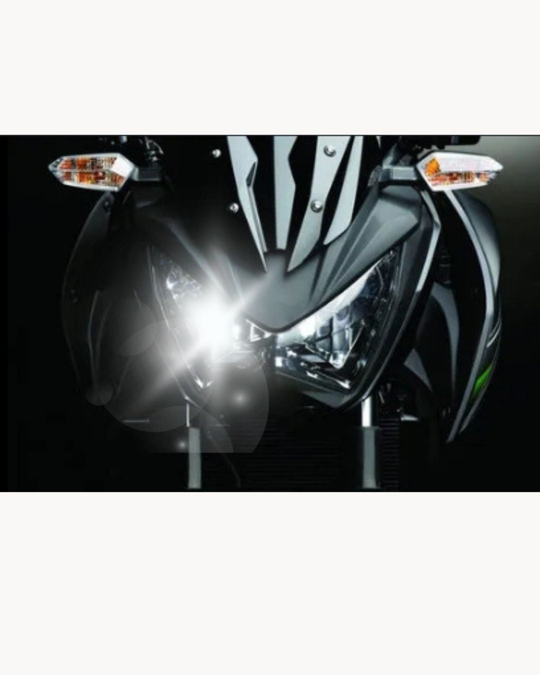 LED LAMP H7 6000K 3500 LUMEN CANBUS KAWASAKI Z250 Z300 HIGH BEAM NO FAILURE
