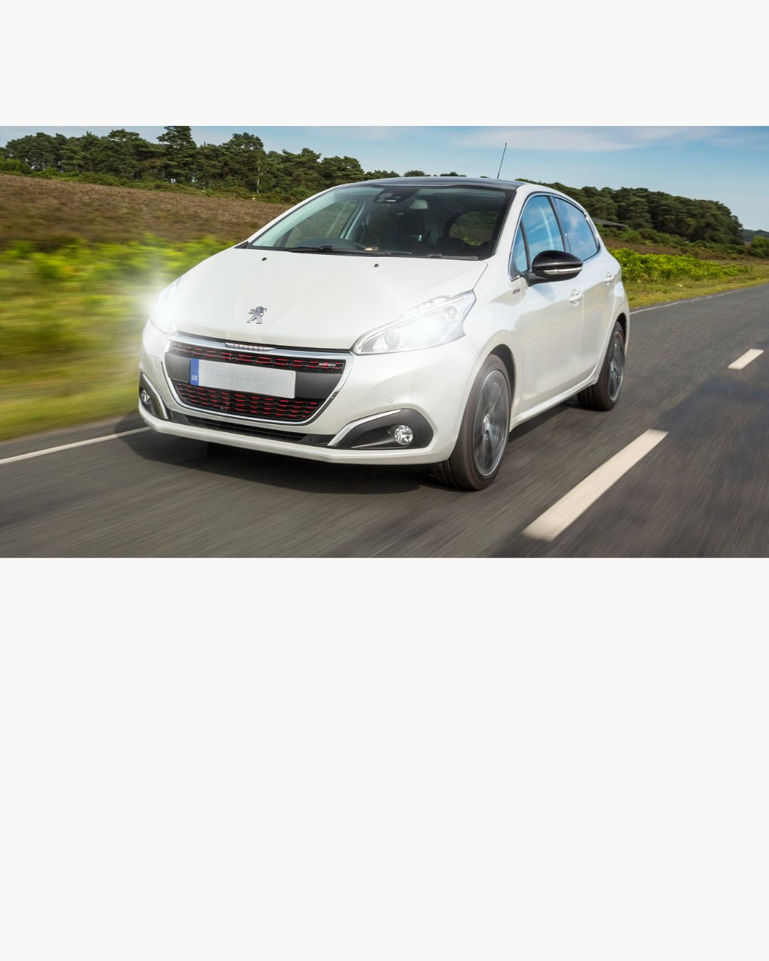 LOW BEAM LAMPS KIT | LED PEUGEOT 208 LED LAMPS H7 6000K WHITE NO ERROR