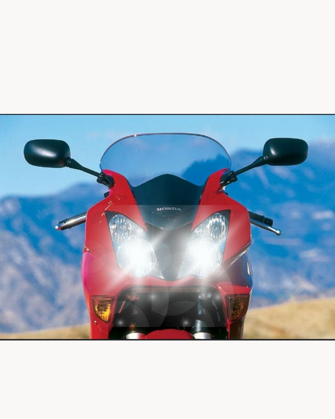 FULL LED KIT H7 6000K LAMPS HONDA VFR 800 7000 LM HIGH BEAM CANBUS NO FAILURE