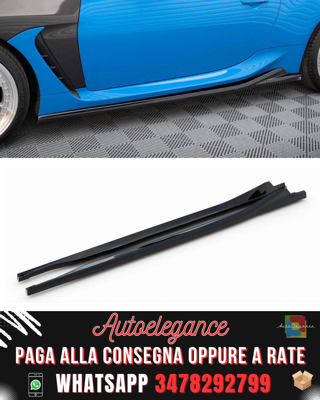 MINIGONNE LATERALI V.1 adatte per TOYOTA GR86 MK1