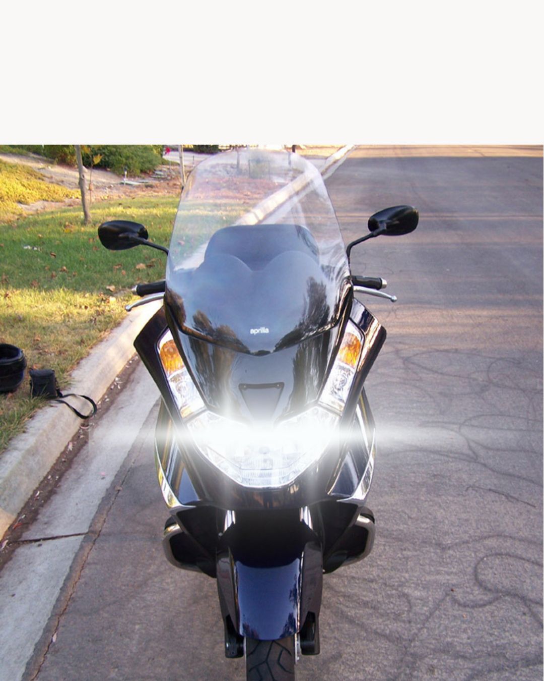 ⚡⚡FULL LED KIT H11 6000K BULBS APRILIA ATLANTIC 500 2001-05 HIGH BEAM CANBUS